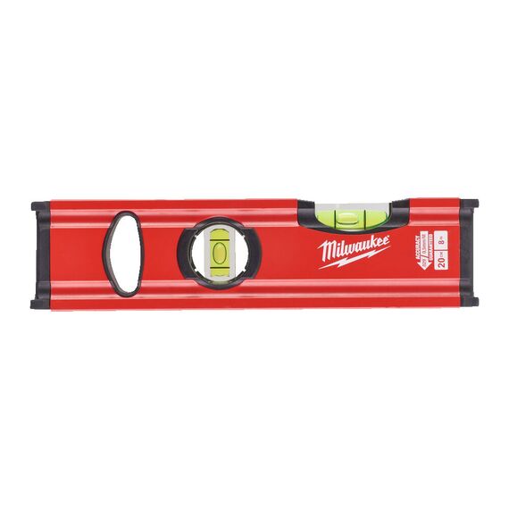 Тонкопрофильный уровень Milwaukee 20cm Mag Slim Level 10pc - 4932478897, внеший вид