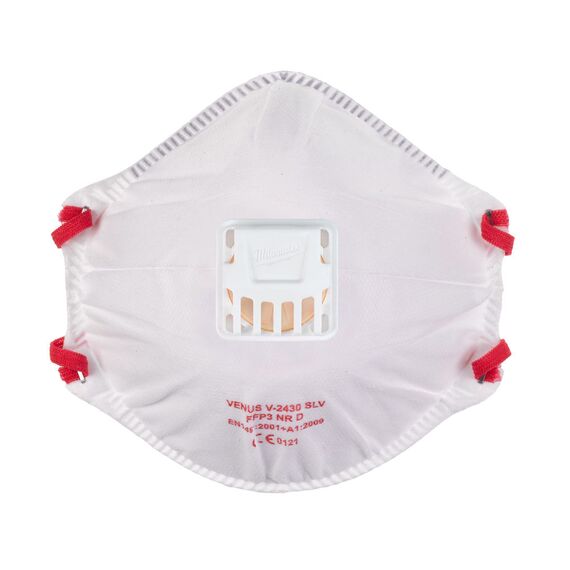 Респиратор Milwaukee FFP3 Respirator with Valve 10pc - 4932471906, внеший вид