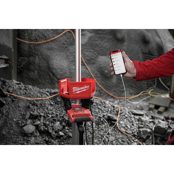 Высокомощная мачта освещения / зарядное устройство Milwaukee M18 HOSALC-0 - 4933478116, внеший вид, изображение 18