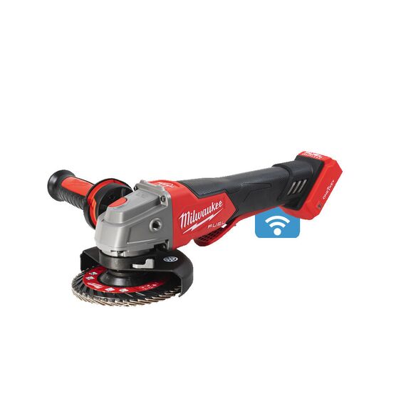 Аккумуляторная углошлифовальная машина Milwaukee M18 ONEFSAG125XPDB-0X - 4933478434, Модель: M18 ONEFSAG125XPDB-0X
, внеший вид