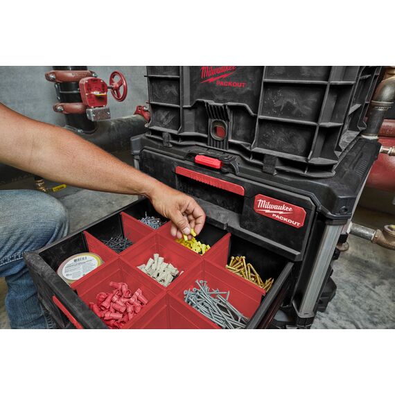 Кейс с выдвижными ящиками Milwaukee Packout 3 Drawer Tool Box - 4932472130, Модель: Packout 3 Drawer Tool Box, внеший вид, изображение 14