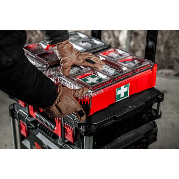 Аптечка Milwaukee Packout First Aid Kit DIN 13157 - 4932478879, Модель: Packout First Aid Kit DIN 13157, внеший вид, изображение 9