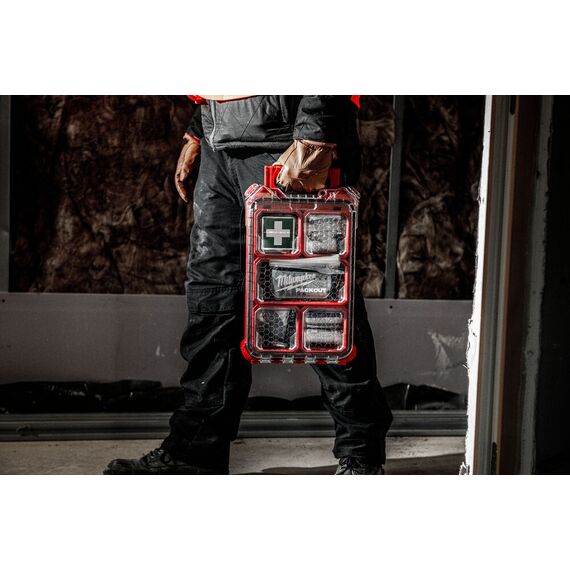 Аптечка Milwaukee Packout First Aid Kit DIN 13157 - 4932478879, Модель: Packout First Aid Kit DIN 13157, внеший вид, изображение 11