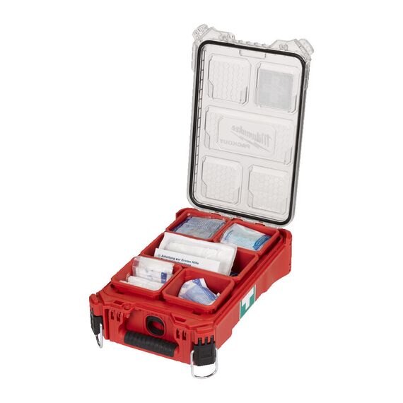 Аптечка Milwaukee Packout First Aid Kit DIN 13157 - 4932478879, Модель: Packout First Aid Kit DIN 13157, внеший вид, изображение 3