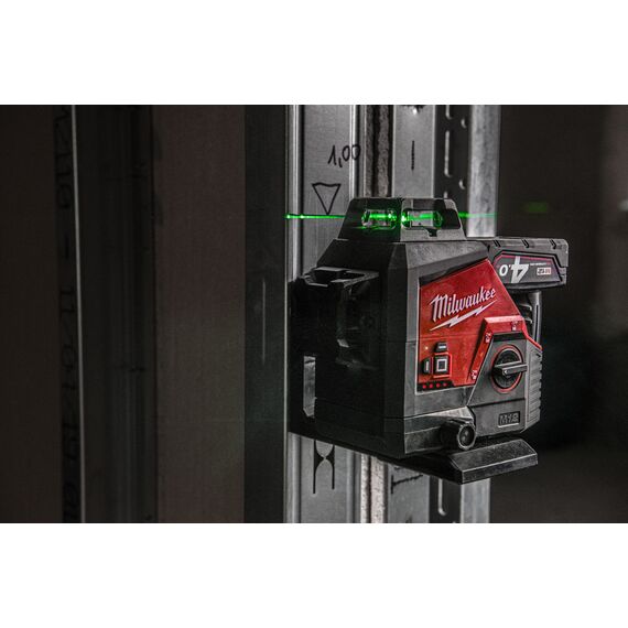 Аккумуляторный лазерный нивелир Milwaukee M12 3PL-401C - 4933478246, внеший вид, изображение 10