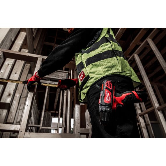 Аккумуляторная дрель-шуруповерт Milwaukee M12 BDD-201C - 4933479439, Модель: M12 BDD-201C, фото, изображение 15 Аккумуляторная дрель-шуруповерт Milwaukee M12 BDD-201C - 4933479439, Модель: M12 BDD-201C, внеший вид, изображение 15