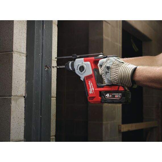 Аккумуляторный перфоратор Milwaukee M18 BH-0X - 4933459542, фото, изображение 6 Аккумуляторный перфоратор Milwaukee M18 BH-0X - 4933459542, внеший вид, изображение 6