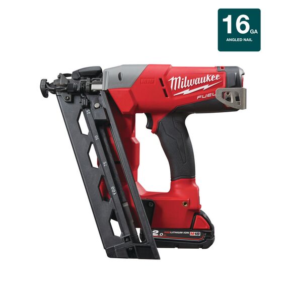 Аккумуляторный гвоздезабиватель Milwaukee M18 CN16GA-202X - 4933451570, Модель: M18 CN16GA-202X, внеший вид, изображение 4