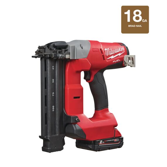 Аккумуляторный гвоздезабиватель Milwaukee M18 CN18GS-202X - 4933451573, Модель: M18 CN18GS-202X, фото, изображение 4 Аккумуляторный гвоздезабиватель Milwaukee M18 CN18GS-202X - 4933451573, Модель: M18 CN18GS-202X, внеший вид, изображение 4
