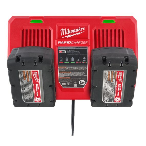 Быстрое зарядное устройство на два порта Milwaukee M18 DFC - 4932472073, Модель: M18 DFC, фото, изображение 8 Быстрое зарядное устройство на два порта Milwaukee M18 DFC - 4932472073, Модель: M18 DFC, внеший вид, изображение 8