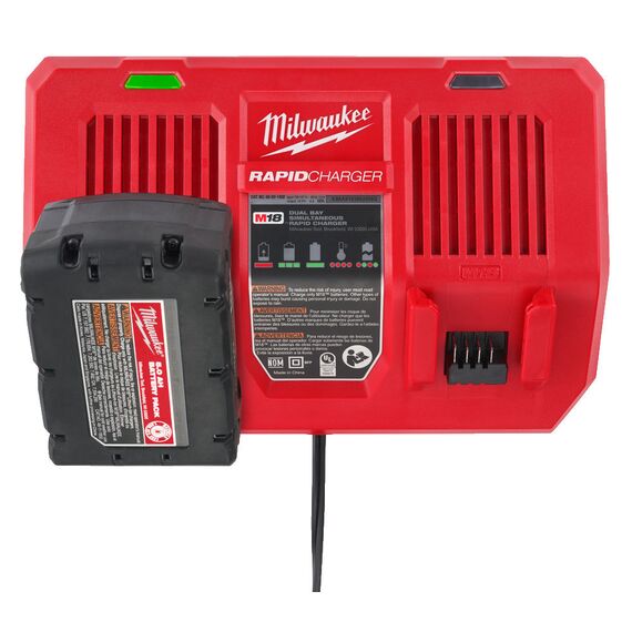 Быстрое зарядное устройство на два порта Milwaukee M18 DFC - 4932472073, Модель: M18 DFC, фото, изображение 10 Быстрое зарядное устройство на два порта Milwaukee M18 DFC - 4932472073, Модель: M18 DFC, внеший вид, изображение 10