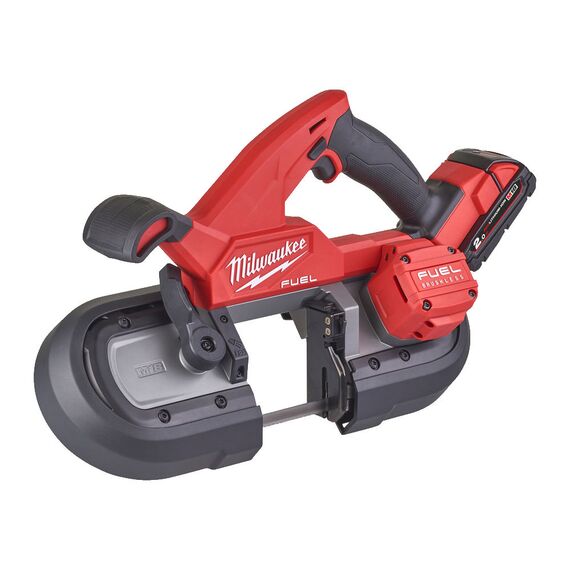 Компактная ленточная пила Milwaukee M18 FBS85-202C - 4933471498, фото, изображение 2 Компактная ленточная пила Milwaukee M18 FBS85-202C - 4933471498, внеший вид, изображение 2