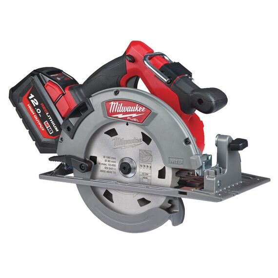 Аккумуляторная циркулярная пила по дереву и пластику Milwaukee M18 FCS66-121C - 4933464586, Модель: M18 FCS66-121C, внеший вид, изображение 2