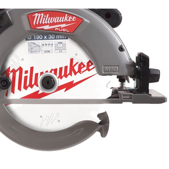 Аккумуляторная циркулярная пила по дереву и пластику Milwaukee M18 FCSG66-0 - 4933472163, Модель: M18 FCSG66-0, внеший вид, изображение 3