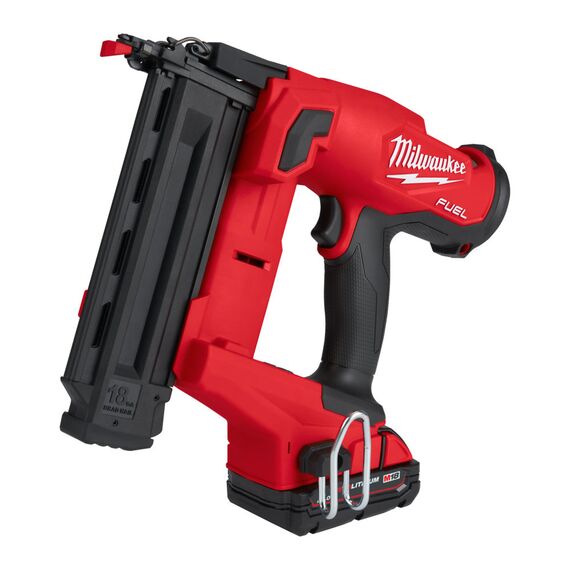 Аккумуляторный гвоздезабиватель Milwaukee M18 FUEL™ FN18GS-202X - 4933471407, фото, изображение 2 Аккумуляторный гвоздезабиватель Milwaukee M18 FUEL™ FN18GS-202X - 4933471407, внеший вид, изображение 2