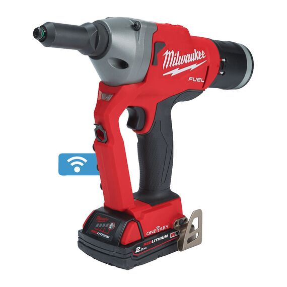 Аккумуляторный заклепочник Milwaukee M18 ONEFPRT-202X - 4933478602, Модель: M18 ONEFPRT-202X, фото, изображение 2 Аккумуляторный заклепочник Milwaukee M18 ONEFPRT-202X - 4933478602, Модель: M18 ONEFPRT-202X, внеший вид, изображение 2
