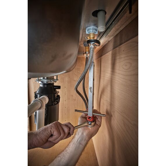 Самозажимной ключ для раковин и гибкой подводки Milwaukee BASIN WRENCH COMPACT 10-32 MM - 48227001, Модель: BASIN WRENCH COMPACT 10-32 MM, внеший вид, изображение 8