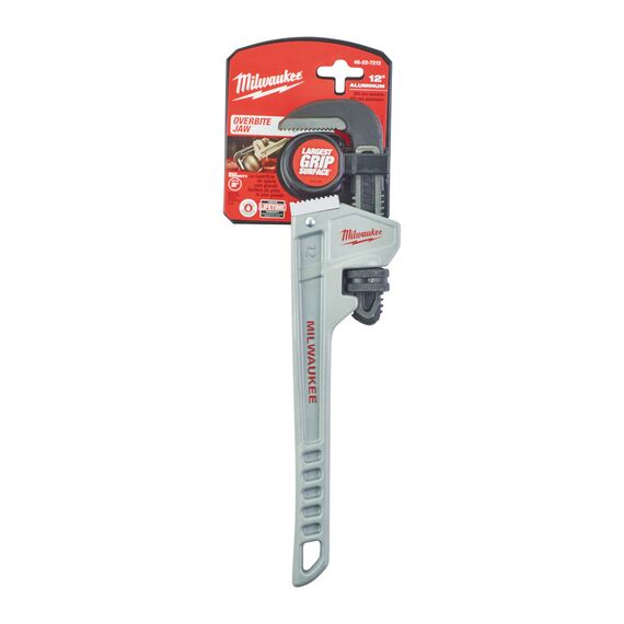 Алюминиевый разводной трубный ключ Milwaukee ALUMINIUM PIPE WRENCH 300 MM - 48227212, Модель: ALUMINIUM PIPE WRENCH 300 MM, фото, изображение 2 Алюминиевый разводной трубный ключ Milwaukee ALUMINIUM PIPE WRENCH 300 MM - 48227212, Модель: ALUMINIUM PIPE WRENCH 300 MM, внеший вид, изображение 2