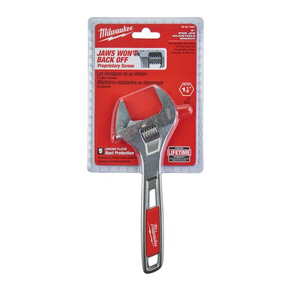 Разводной ключ Milwaukee WIDE JAW ADJUSTABLE WRENCH 200 MM - 48227508, Модель: WIDE JAW ADJUSTABLE WRENCH 200 MM, внеший вид, изображение 2