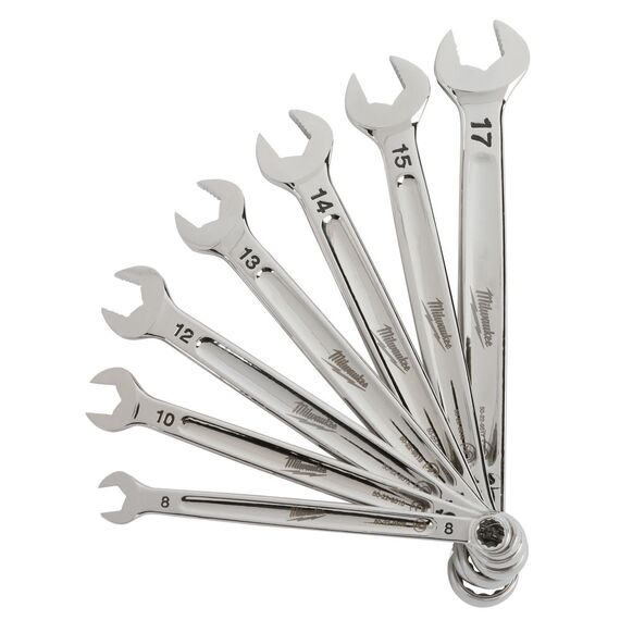 Набор комбинированных метрических ключей Milwaukee MAX BITE™ METRIC COMBINATION SPANNER SET 7 PC - 4932464257, Модель: MAX BITE™ METRIC COMBINATION SPANNER SET 7 PC, внеший вид, изображение 3
