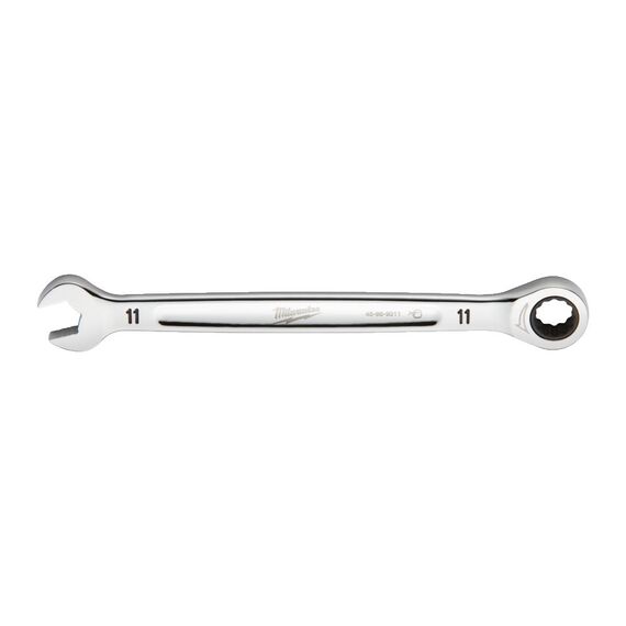 11 мм комбинированный ключ Maxbite с трещоткой Milwaukee 11 mm MAX BITE™ ratcheting combination spanner - 4932471504, Модель: 11 mm MAX BITE™ ratcheting combination spanner, внеший вид