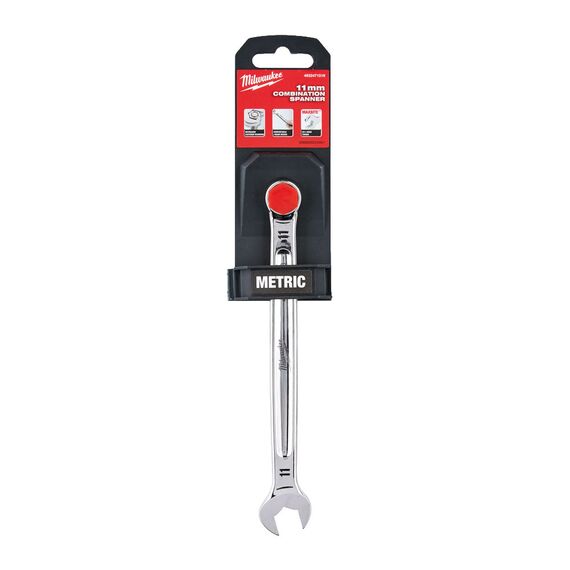 11 мм Maxbite комбинированный ключ Milwaukee 11 mm MAX BITE™ combination spanner - 4932471519, Модель: 11 mm MAX BITE™ combination spanner, фото, изображение 2 11 мм Maxbite комбинированный ключ Milwaukee 11 mm MAX BITE™ combination spanner - 4932471519, Модель: 11 mm MAX BITE™ combination spanner, внеший вид, изображение 2