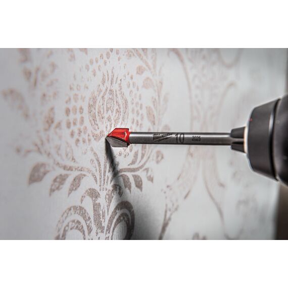 Сверло по стеклу и плитке Milwaukee GLASS DRILL 10 x 95 - 4932471960, Диаметр: 10, Модель: GLASS DRILL 10 x 95, Длина (мм): 95, внеший вид, изображение 3