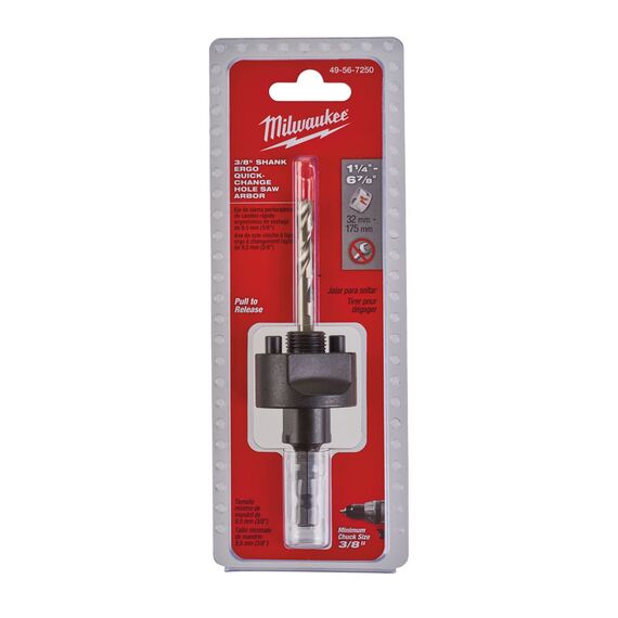 Хвостовик Milwaukee HOLESAW ARBOR 32-175 9.5 MM - 49567250, внеший вид