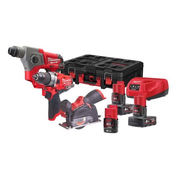 Набор инструмента Milwaukee M12 FPP3R-6423P - 4933478822, внеший вид