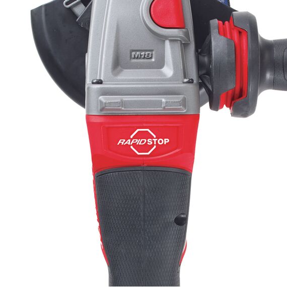 Аккумуляторная углошлифовальная машина с плоским редуктором Milwaukee M18 FSAGF125XB-0X - 4933478438, внеший вид, изображение 8