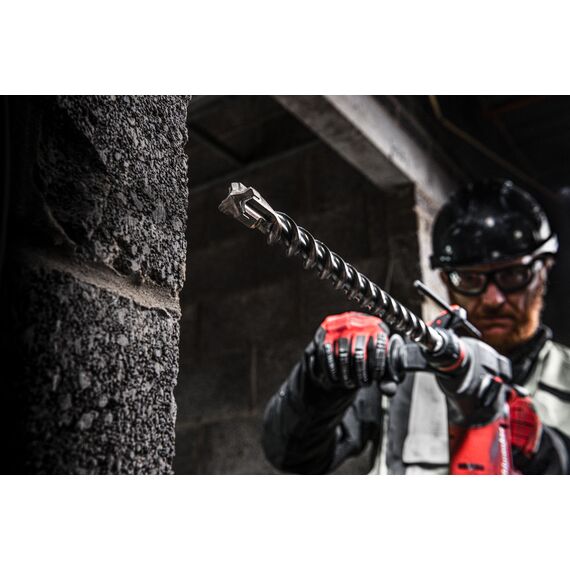 Бур Milwaukee MX4 SDS-Plus 14 x 380 - 4932478473, Диаметр: 14, Модель: MX4 SDS-Plus 14 x 380, Длина (мм): 380, внеший вид, изображение 4