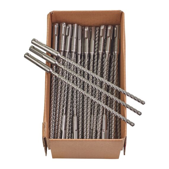 Бур Milwaukee MX4 SDS-Plus 6 x 215 MM 50 PCS - 4932430462, Диаметр: 6, Модель: MX4 SDS-Plus 6 x 215 MM 50 PCS, Длина (мм): 215, внеший вид, изображение 2