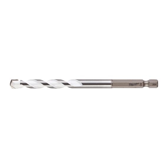 Сверло по мультиматериалам Milwaukee SHOCKWAVE™ Carbide Multi-Material Drill Bit 8 x 120 - 4932471104, Диаметр: 8, Модель: SHOCKWAVE™ Carbide Multi-Material Drill Bit 8 x 120, Длина (мм): 120, внеший вид