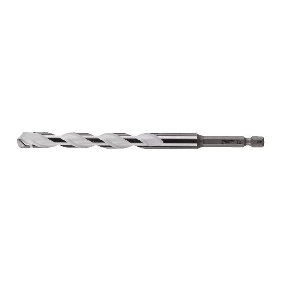Сверло по мультиматериалам Milwaukee SHOCKWAVE™ Carbide Multi-Material Drill Bit 12 x 150 - 4932471110, Диаметр: 12, Модель: SHOCKWAVE™ Carbide Multi-Material Drill Bit 12 x 150, Длина (мм): 150, внеший вид