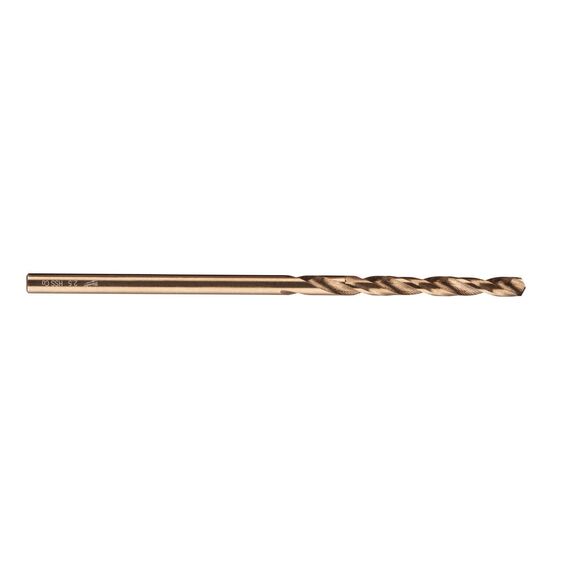 Упаковка кобальтовых сверл Milwaukee HSSGC 3.3 x 65 10 pcs - 4932471142, Диаметр: 3,3, Модель: HSSGC 3.3 x 65 10 pcs, Длина (мм): 67, внеший вид