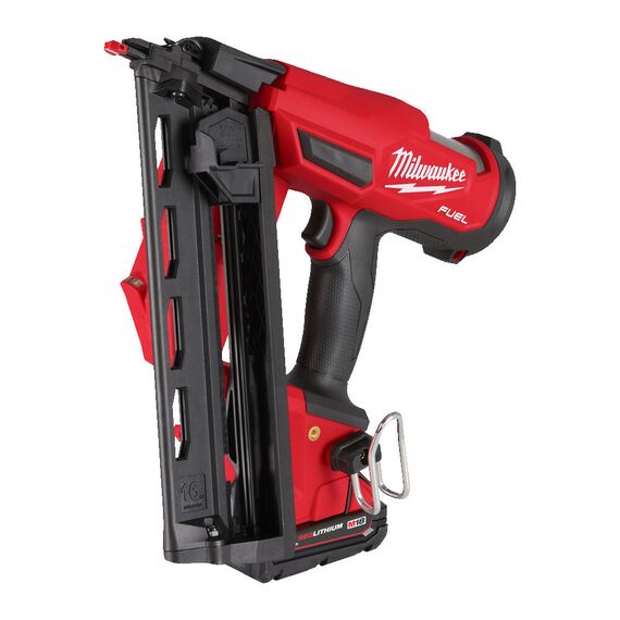 Аккумуляторный гвоздезабиватель Milwaukee M18 FN16GA-202X - 4933478093, внеший вид, изображение 2