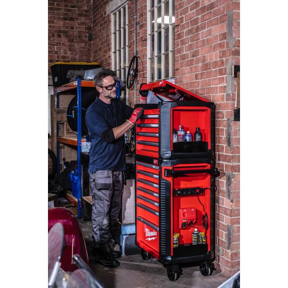 Инструментальная тележка Milwaukee SRC30-1 30˝-78см 7 полок - 4932478851, фото, изображение 7 Инструментальная тележка Milwaukee SRC30-1 30˝-78см 7 полок - 4932478851, внеший вид, изображение 7