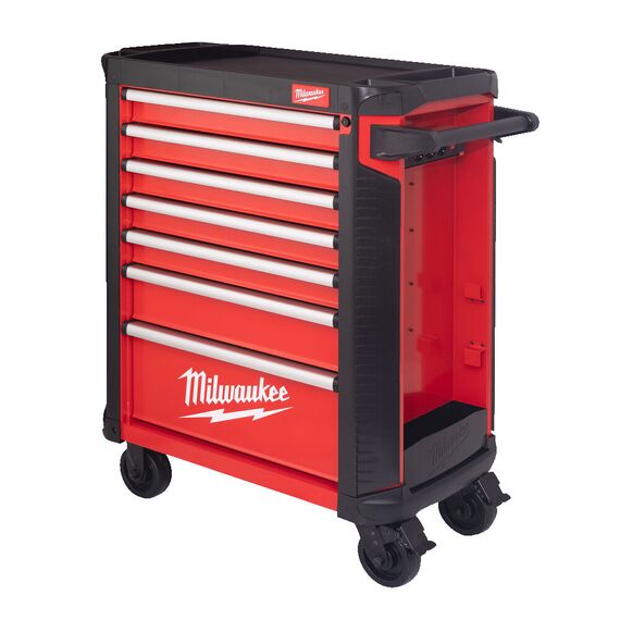 Инструментальная тележка Milwaukee SRC30-1 30˝-78см 7 полок - 4932478851, фото, изображение 2 Инструментальная тележка Milwaukee SRC30-1 30˝-78см 7 полок - 4932478851, внеший вид, изображение 2