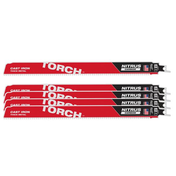 Сабельное полотно Milwaukee TCT TORCH NITRUS 300 x 7 5PC - 48005563, Модель: TCT TORCH NITRUS 300 x 7 5PC, внеший вид