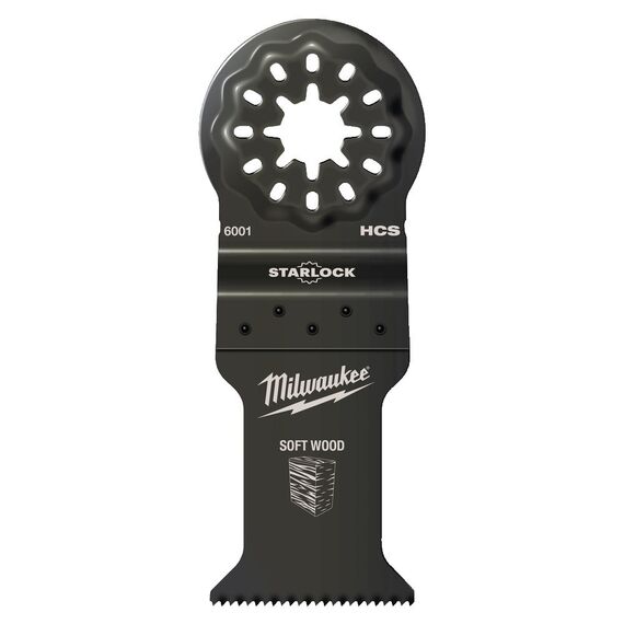 Полотно по дереву Milwaukee WOOD 35 MM PLUNGE CUT BLADE - 48906001, Ширина лезвия (мм): 35, Модель: WOOD 35 MM PLUNGE CUT BLADE, Длина (мм): 42, внеший вид