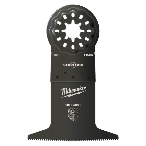 Полотно по дереву Milwaukee WOOD 65 MM WIDE PLUNGE CUT BLADE - 48906005, Ширина лезвия (мм): 65, Модель: WOOD 65 MM WIDE PLUNGE CUT BLADE, Длина (мм): 42, внеший вид