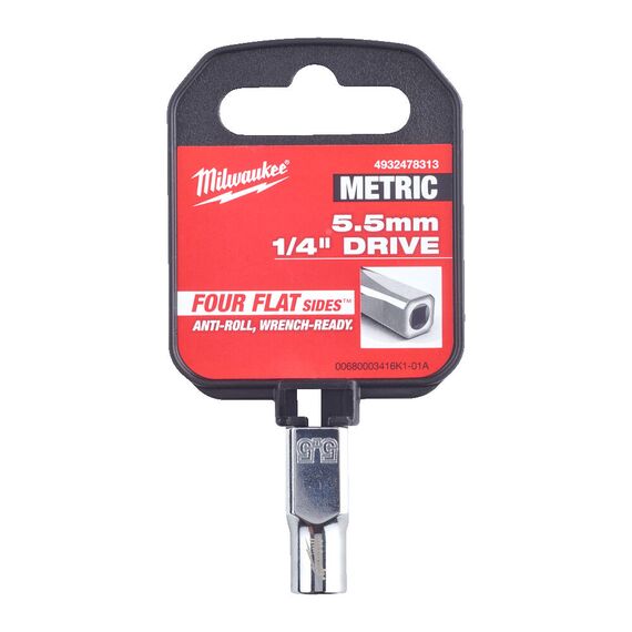 Головка Milwaukee ¼ DRIVE 5.5 MM - 4932478313, Модель: ¼ DRIVE 5.5 MM, внеший вид, изображение 2