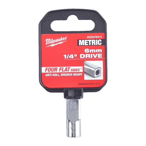 Головка Milwaukee ¼ DRIVE 6 MM - 4932478314, Модель: ¼ DRIVE 6 MM, внеший вид, изображение 2