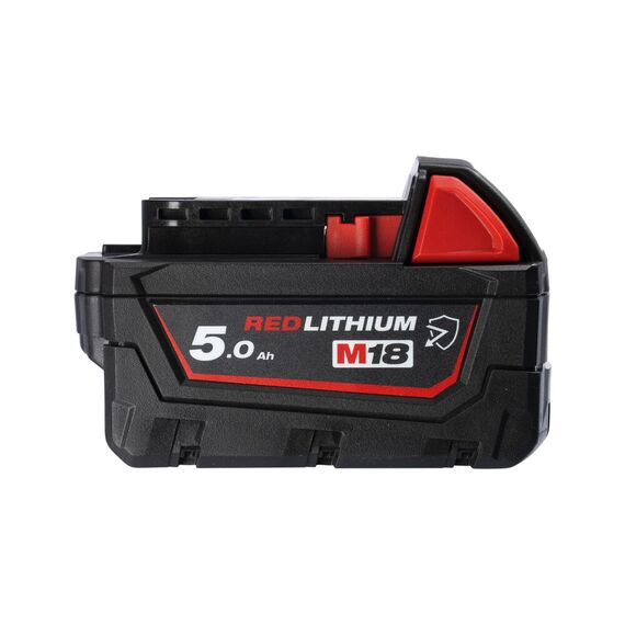 Аккумулятор с сопротивлением к химикатам Milwaukee M18 B5-CR - 4932479265, Модель: M18 B5-CR, внеший вид, изображение 3