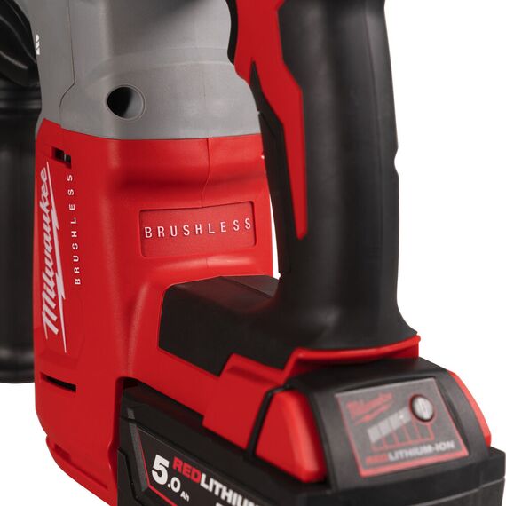 Аккумуляторный перфоратор Milwaukee M18 BLHX-502X - 4933478892, Модель: M18 BLHX-502X, фото, изображение 5 Аккумуляторный перфоратор Milwaukee M18 BLHX-502X - 4933478892, Модель: M18 BLHX-502X, внеший вид, изображение 5
