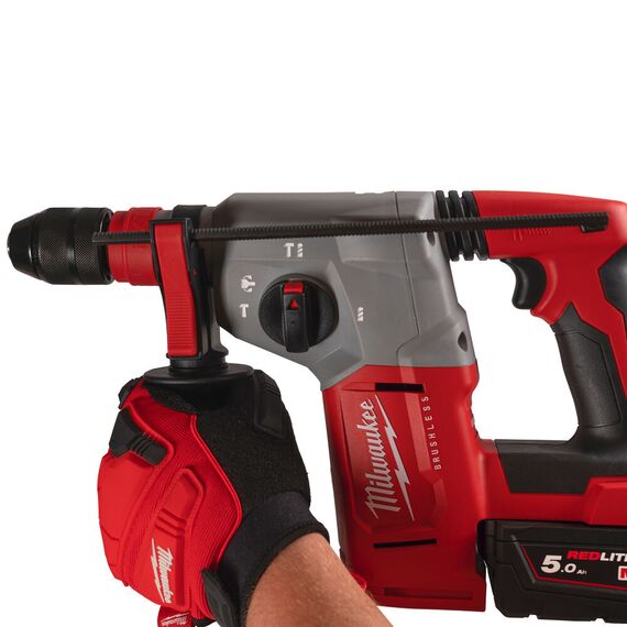 Аккумуляторный перфоратор Milwaukee M18 BLHX-502X - 4933478892, Модель: M18 BLHX-502X, фото, изображение 10 Аккумуляторный перфоратор Milwaukee M18 BLHX-502X - 4933478892, Модель: M18 BLHX-502X, внеший вид, изображение 10