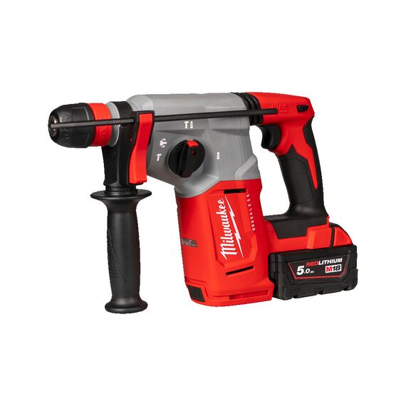 Аккумуляторный перфоратор Milwaukee M18 BLHX-502X - 4933478892, Модель: M18 BLHX-502X, фото, изображение 2 Аккумуляторный перфоратор Milwaukee M18 BLHX-502X - 4933478892, Модель: M18 BLHX-502X, внеший вид, изображение 2