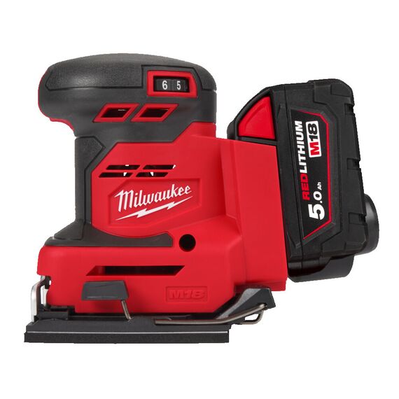 Аккумуляторная шлифовальная машина Milwaukee M18 BQSS-502B - 4933479967, Модель: M18 BQSS-502B, внеший вид