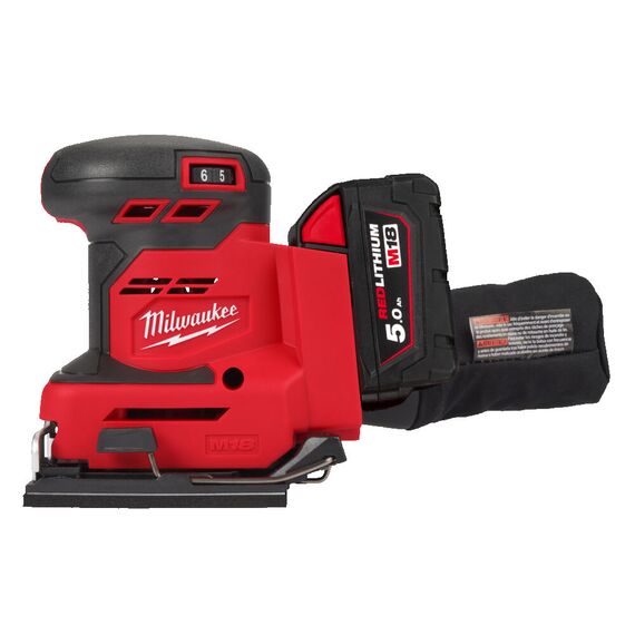 Аккумуляторная шлифовальная машина Milwaukee M18 BQSS-502B - 4933479967, Модель: M18 BQSS-502B, фото, изображение 3 Аккумуляторная шлифовальная машина Milwaukee M18 BQSS-502B - 4933479967, Модель: M18 BQSS-502B, внеший вид, изображение 3