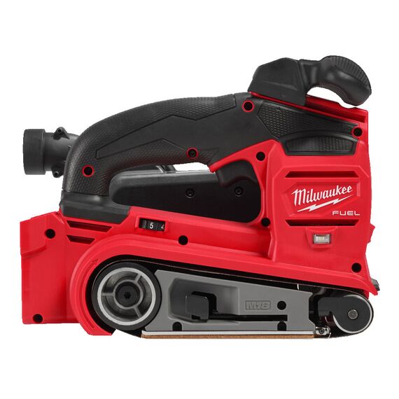 Аккумуляторная ленточная шлифовальная машина Milwaukee M18 FBTS75-0 - 4933479614, Модель: M18 FBTS75-0, фото, изображение 3 Аккумуляторная ленточная шлифовальная машина Milwaukee M18 FBTS75-0 - 4933479614, Модель: M18 FBTS75-0, внеший вид, изображение 3
